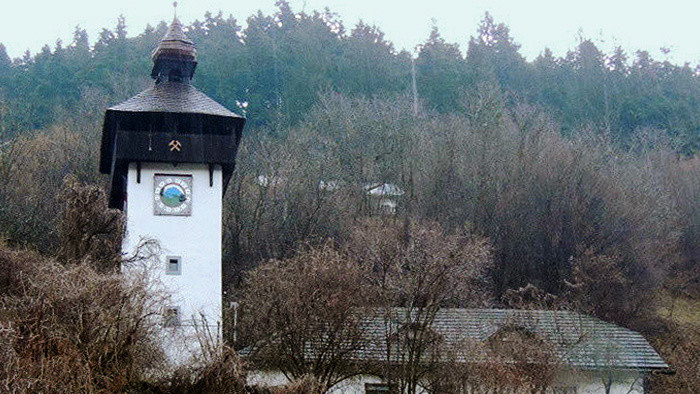 Klopfturm in Hodruša-Hámre erinnert an die goldene Ära des Bergbauwesens 