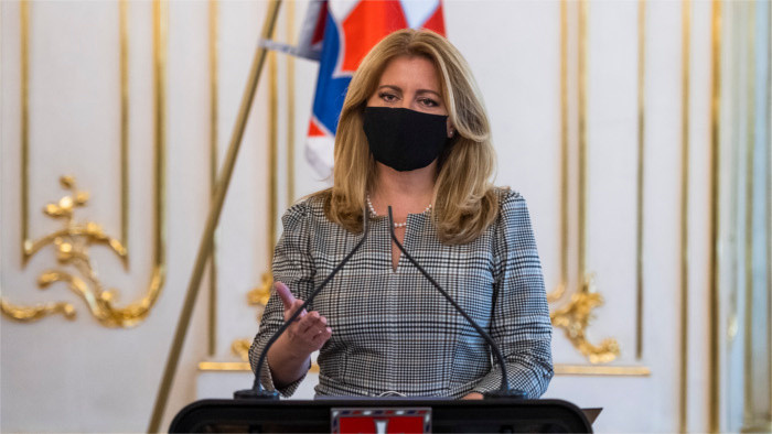 Eslovaquia necesita de políticos responsables, opina la presidenta Zuzana Čaputová