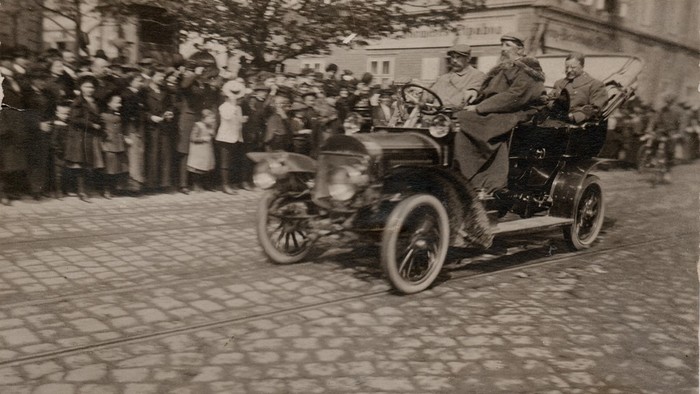 Teddy Roosevelt's visit to southwestern Slovakia 