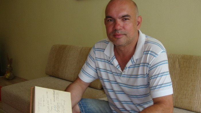 Zberateľ autogramov Martin Šimovec z Nového Mesta nad Váhom