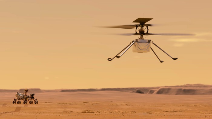 NASA: helikoptéra na Marse