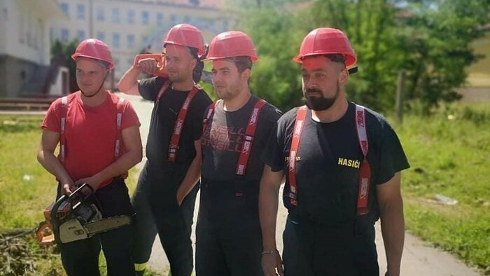 Pomoc slovenských hasičov na Morave