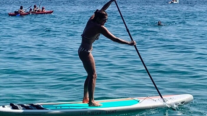 Silvia Krpelánová si zamilovala paddle board.jpg