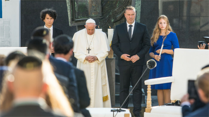 Papst Franziskus erinnert an dunkles Kapitel der slowakischen Geschichte