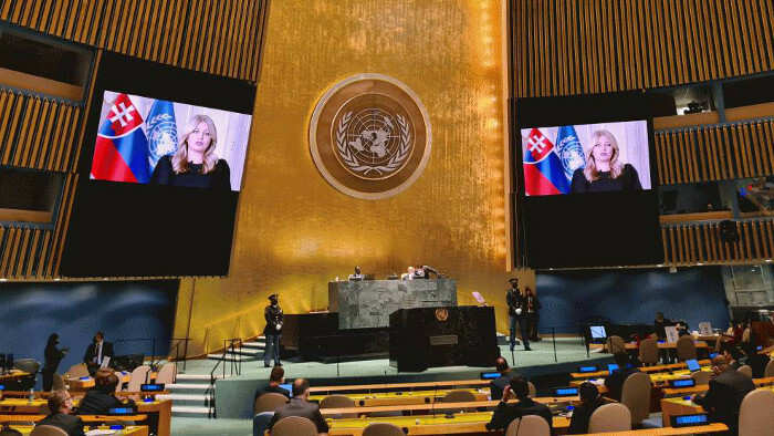 О чем говорила президент Словакии на сессии Генссамблеи ООН?