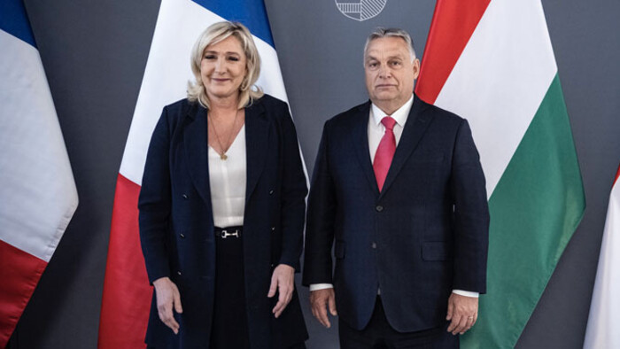 Orbánnál járt látogatóban a francia szélsőjobb vezére