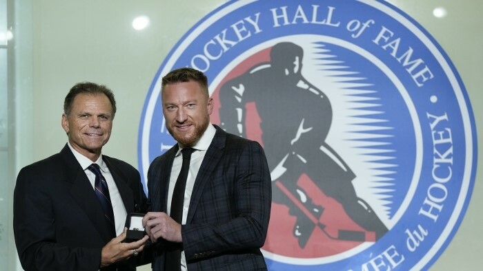 Marián Hossa inducted into the Hockey Hall of Fame