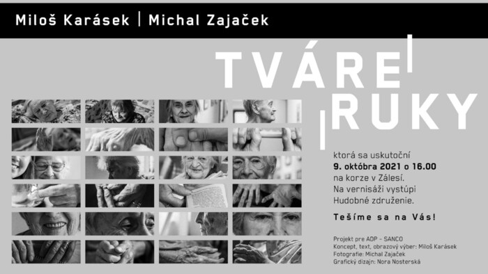 Korzo Zálesie pozýva na výstavu TVÁRE/RUKY
