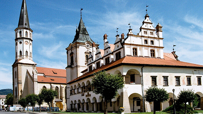 Levoča ist nicht nur für Meister Paul bekannt: Derzeit wird das historische Rathaus restauriert