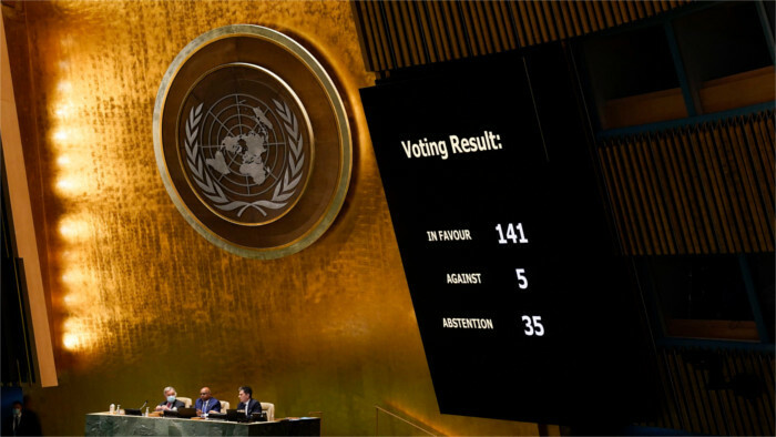 Eslovaquia condena la guerra de Rusia en Ucrania también en la ONU