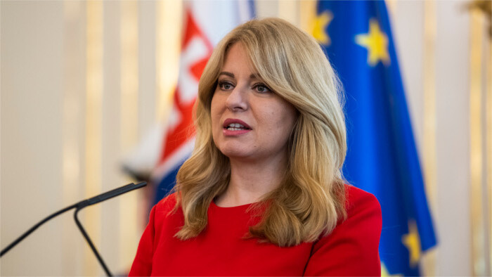 La mayoría de los eslovacos respalda las acciones de Čaputová