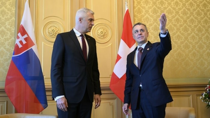 Ivan Korčok accompagne la Présidente en Suisse