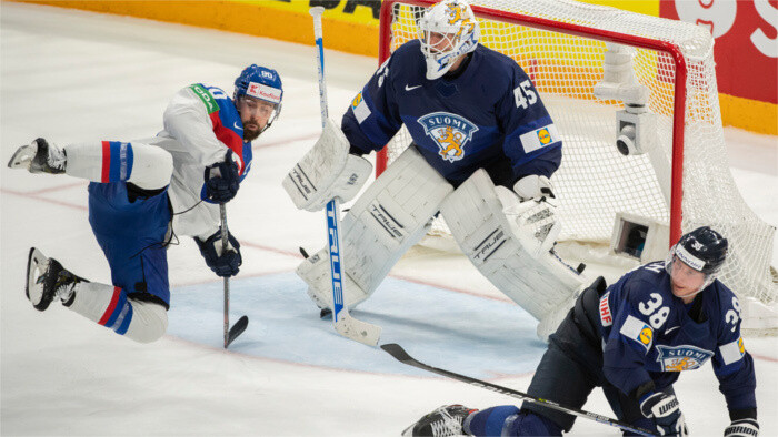 Hokej-MS2022: Fínsko - Slovensko 4:2 vo štvrťfinále
