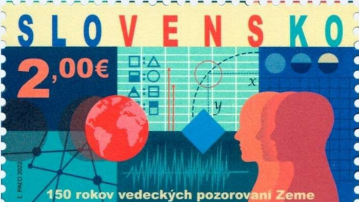 Primer sello postal con motivo científico