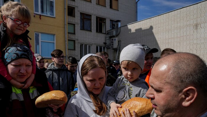 Utečenci v Slavjansku
