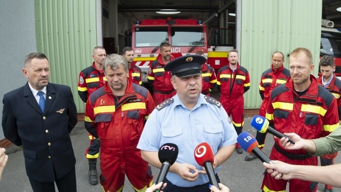 Feuerwehr kehrt aus der Böhmischen Schweiz zurück
