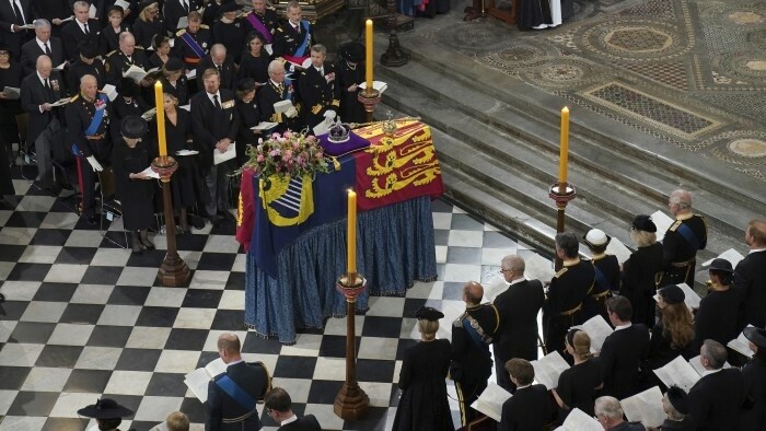 Slovak President Čaputová at funeral of late Queen Elizabeth II