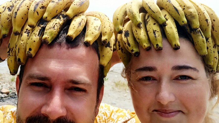 Varenie banánového džemu na pláži v Anitli.jpg