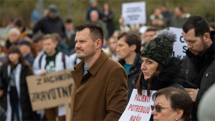 Doctors protested in Bratislava, demand solution to problems health care