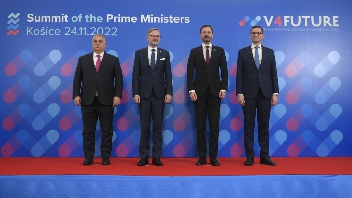 Саммит глав правительств стран V4 в Кошице 