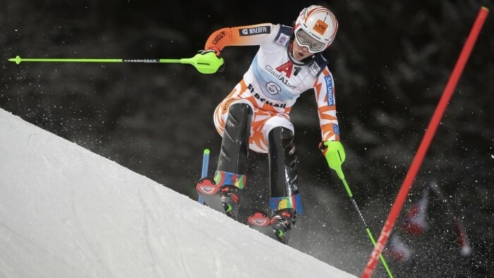 Vlhová won the night slalom in Flachau for the third time in her career