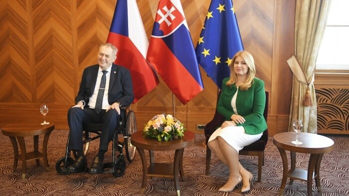 Czech President on his farewell visit to Slovakia