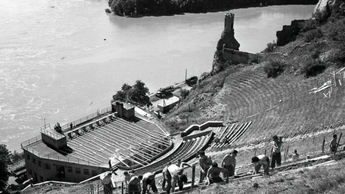 Amphitheater in Devín zum Kulturdenkmal erklärt