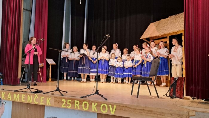 Súbor Kamenček oslávil 25. výročie