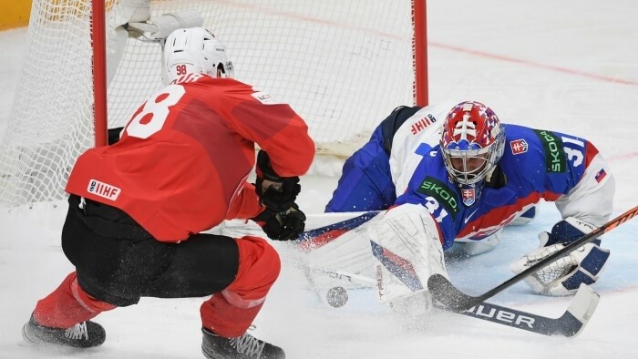 Switzerland beat Slovakia at IIHF World Championship 2023