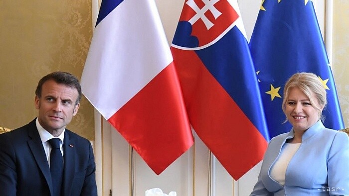 Emmanuel Macron na Slovensku