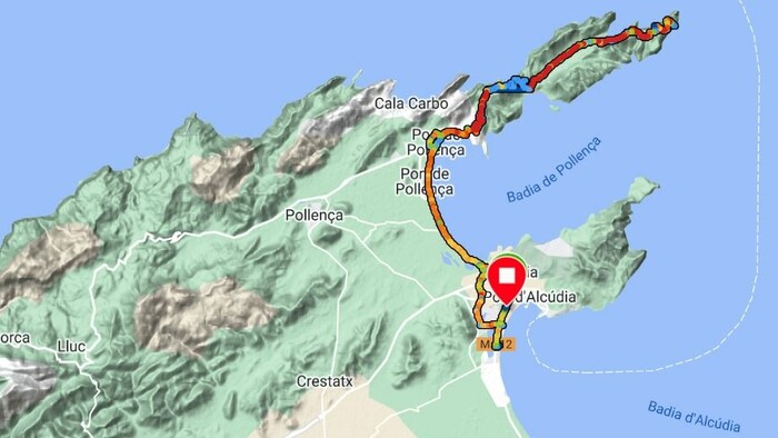 Mapa cyklotrasy Alcúdia-Cap de Formentor.JPG