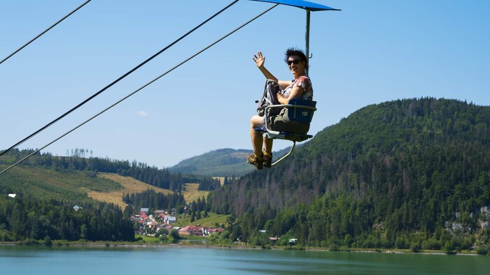 Ak máte odvahu, neoľutujete jazdu vzduchom ponad krásy Slovenského raja
