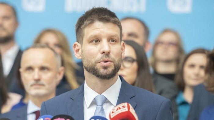 Michal Simecka gives up his job in Brussels to lead the opposition in Slovakia