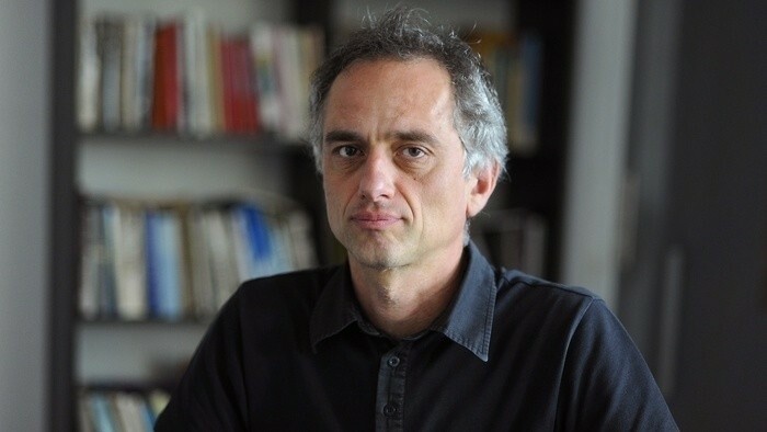Der slowakische Schriftsteller Pavol Rankov bei der Frankfurter Buchmesse