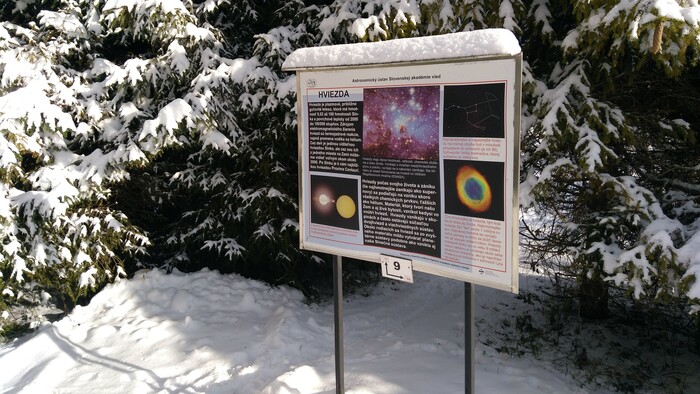 Astronomický náučný chodník v Starej Lesnej