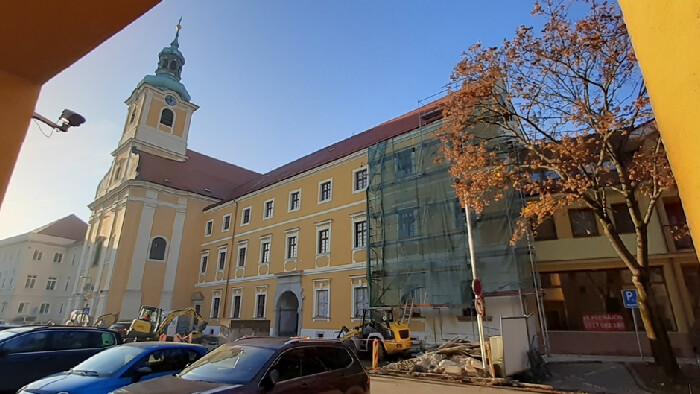 Budova šamorínskeho kláštora