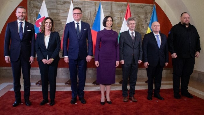 Завершился совместный Саммит В4 и Украины в Праге