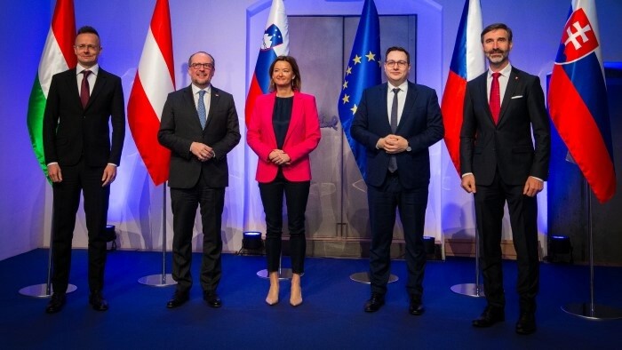 Central-Five-Außenminister trafen sich in Ljubljana