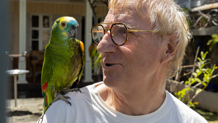 Francois a jeho papagaj, Saint Denis,La Reunion,Andrea Skvareninova.jpg