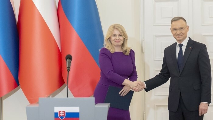 Presidenta eslovaca recibirá la máxima orden de estado que concede Polonia