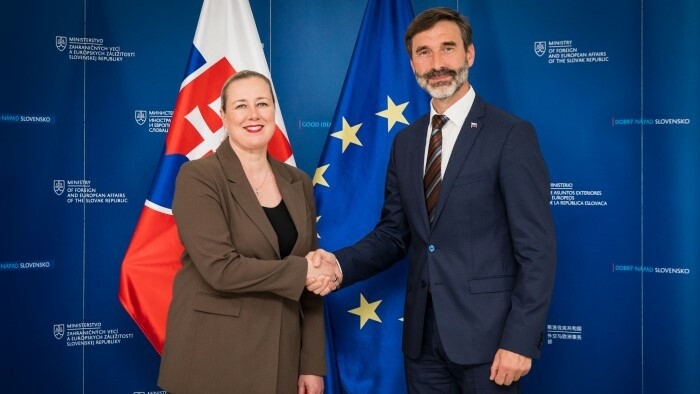 Außenminister Blanár sprach mit EU-Kommissarin Urpilainen