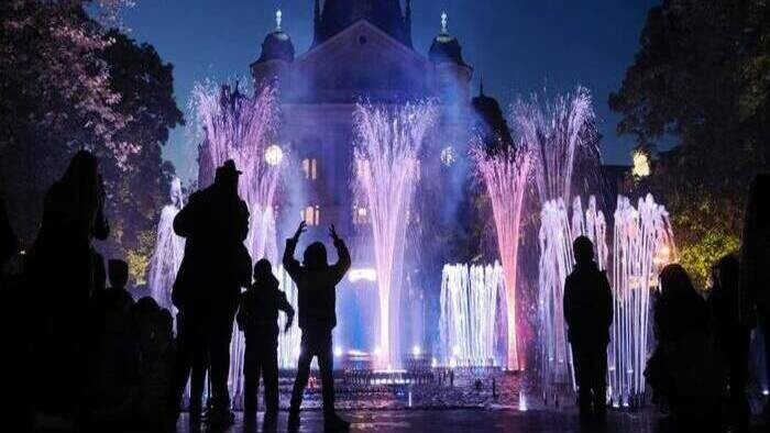 Fountain in Košice city centre sings again