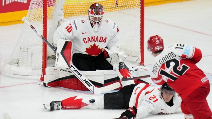 Kanadskí hokejisti si pripísali druhý triumf. Dáni im dokázali vzdorovať len jednu tretinu