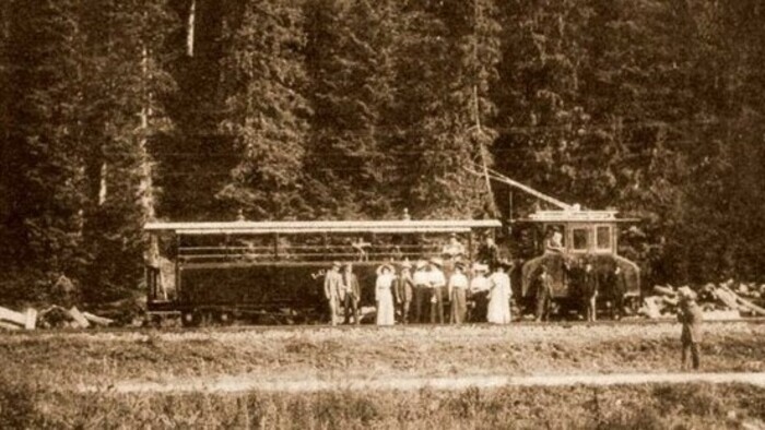 Historische Waldeisenbahn von Ľubochňa beförderte Holz, aber auch Kurgäste
