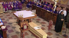 Pohreb kardinála Jána Chryzostoma Korca