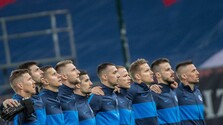 Slovenskí futbalisti pred zápasom kvalifikácie na MS 2022