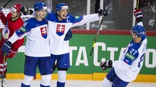 Slovneskí hokejisti na MS 2021.