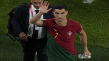 Ronaldo v zápase Portugalska s Ghanou