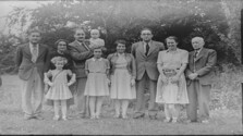 Stará rodinná fotografia, ilustračný obrázok