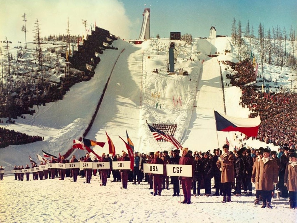 Otvárací ceremoniál Majstrovstvá sveta v klasickom lyžovaní 1970